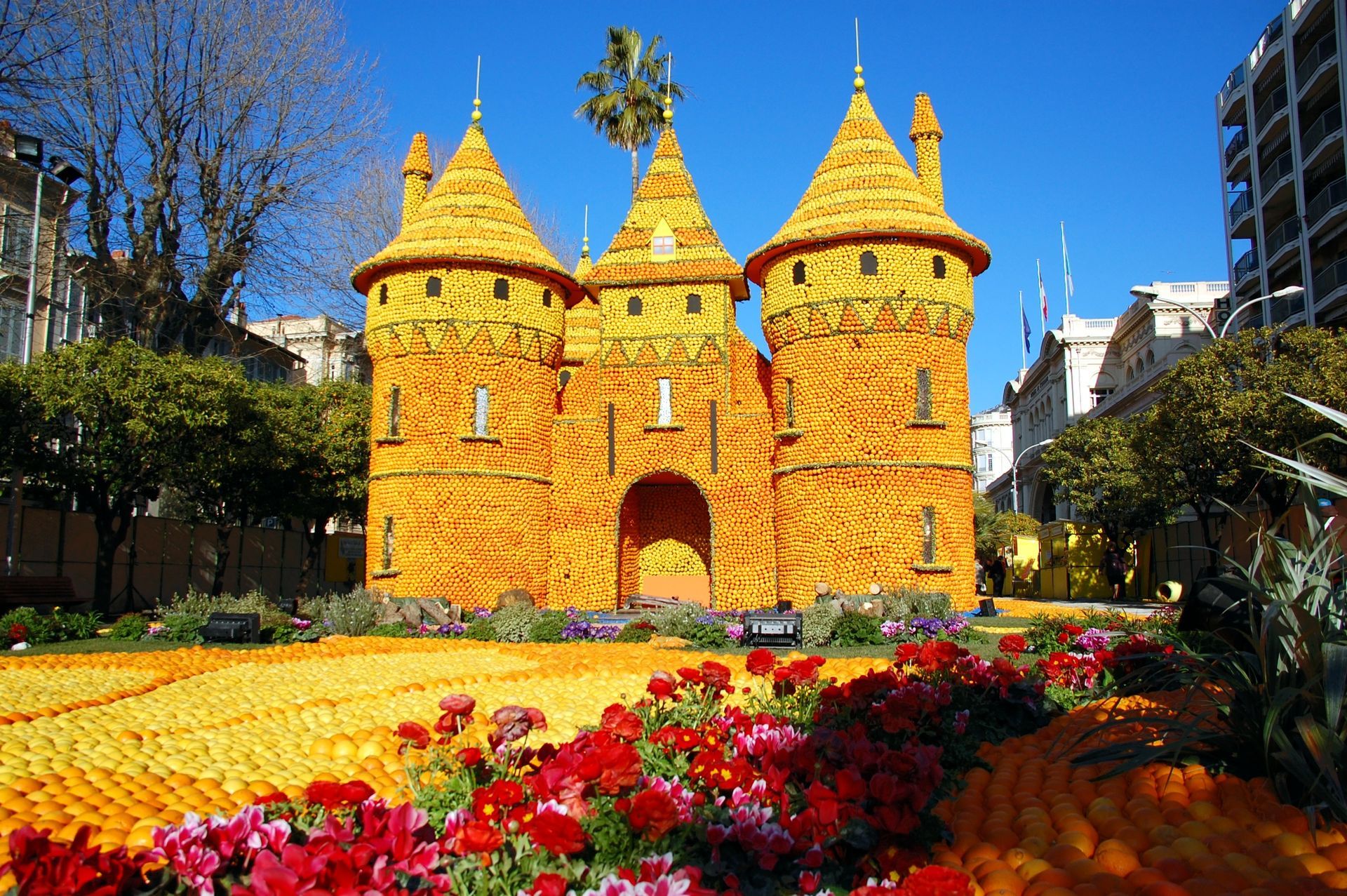 Lemon Festival (Fete du Citron). Menton, France. Loire region