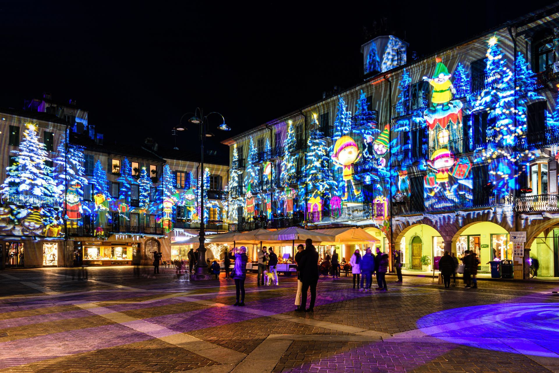 Como, luci di Natale in centro storico