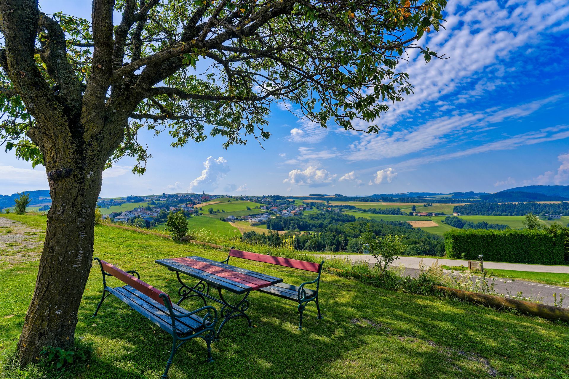 Landscape Bucklige Welt near Annaberg, Lower Austria, Austria