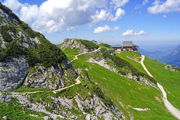 OSTERFELDKOPF ( 2057 Meter ) - a.Fuße der Alspitze - Bayern 