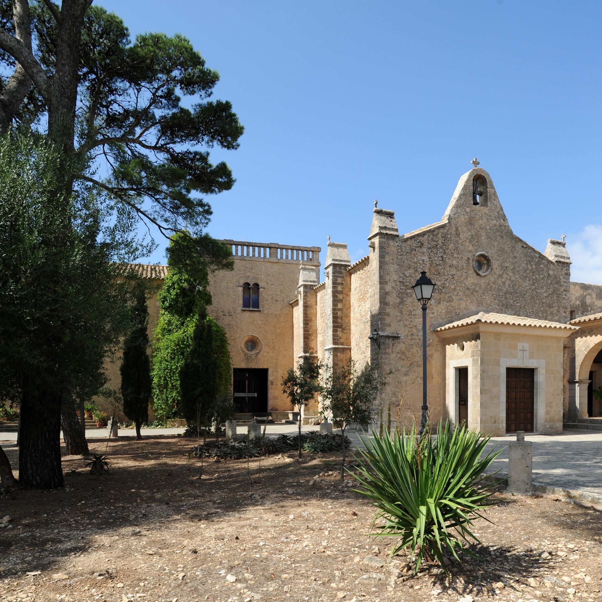 La chapelle du sanctuaire de Cura de Randa à Majorque