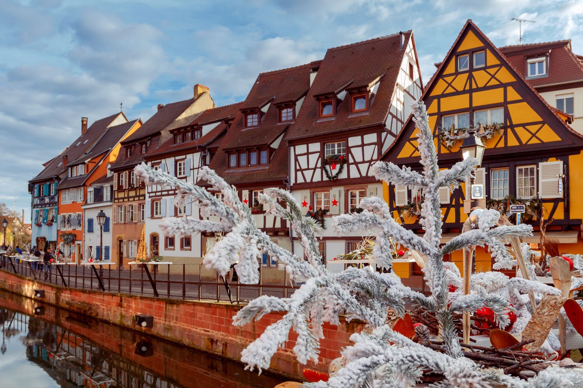 Colmar. Old half-timbered houses.
