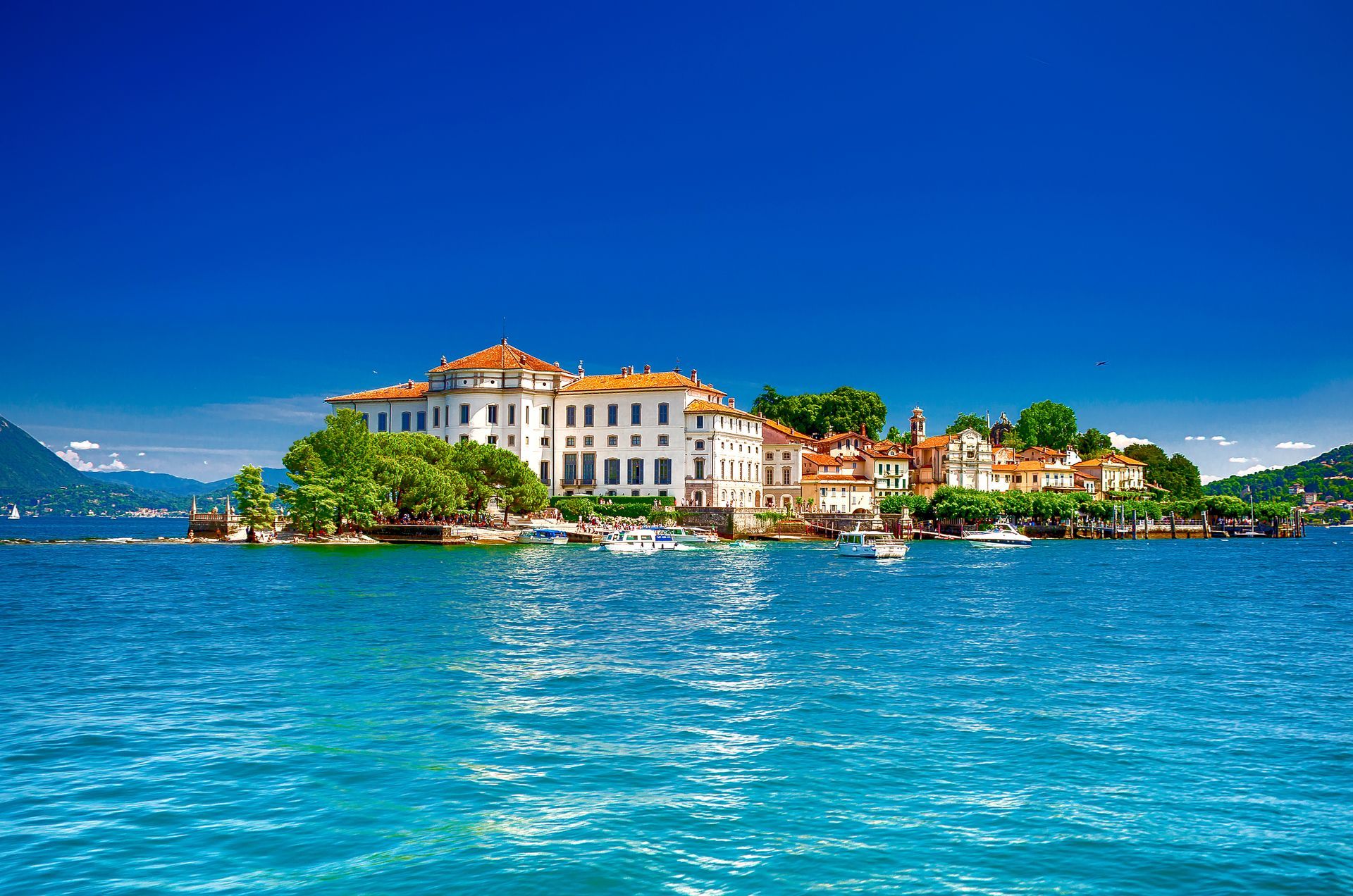 Isola Bella, Borromäische Inseln, im Lago Maggiore, Piemont, italien 