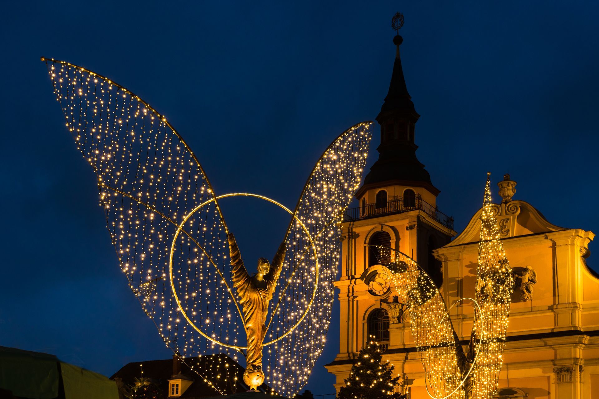 Weihnachtsbeleuchtung in Ludwigsburg