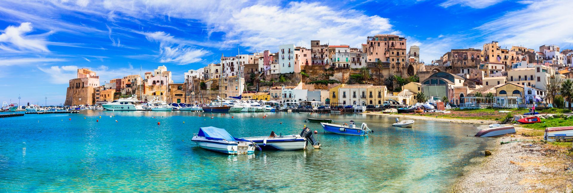 Castellammare del Golfo - beautiful coastal town in Sicily. Italy
